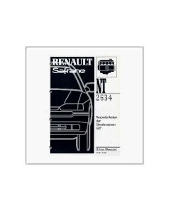 Renault Safrane Diesel - Werkstatthandbuch Nachtrag