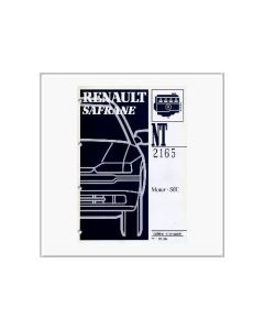 Renault Safrane Motor S8U - Werkstatthandbuch Nachtrag