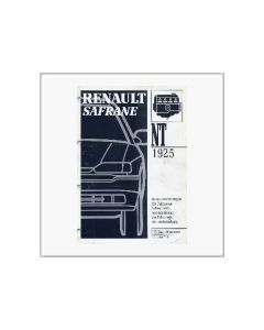 Renault Safrane Rechtslenker - Werkstatthandbuch Nachtrag