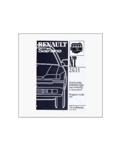 Renault Safrane Servo - Werkstatthandbuch Nachtrag