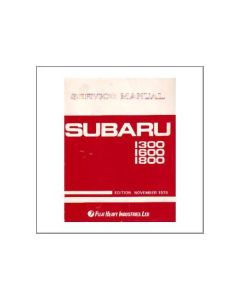 Subaru 1300,1600,1800 - Service Manual Engine and Body Supplement