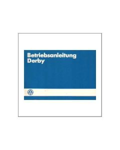 VW Derby 1984 - Betriebsanleitung