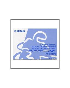 Yamaha YFM 350 S - Owners Manual