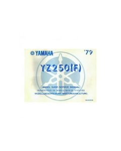 Yamaha YZ250 (F) - Wartungsanleitung