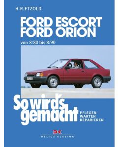 Ford Escort / Ford Orion Reparaturanleitung Delius 37 So wirds gemacht