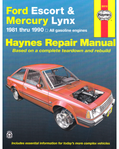 Ford Escort & Mercury Lynx (81-90) - Repair Manual Haynes
