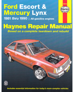 Ford Escort & Mercury Lynx (81-90) - Repair Manual Haynes