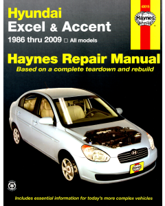 Hyundai Excel and Accent (86-09) Repair Manual Haynes