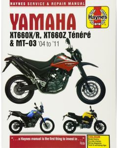 Yamaha XT660R X Z Tenere MT-03 (04-11) Repair Manual Haynes