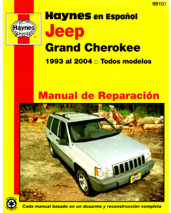 Jeep Grand Cherokee (93-04) Manual de Reparación Haynes