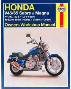 Honda V45, V65, Sabre, Magna (82-88) Repair Manual Haynes Reparaturanleitung