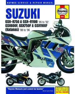 Suzuki GSX-R 750 1100 GSX 600 750 1100F (85-96) Repair Manual Haynes