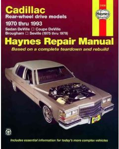 Cadillac RWD Petrol (70-93) Repair Manual Haynes Reparaturanleitung