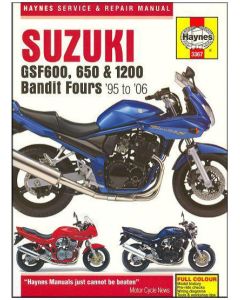 Suzuki GSF 600, 650 & 1200 Bandit Fours (95-06) Repair Manual Haynes