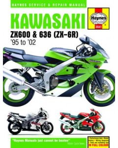 Kawasaki ZX600 ZX636 ZX-6R (95-02) Repair Manual Haynes