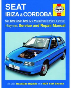 Seat Ibiza & Cordoba Petrol & Diesel (93-99) Repair Manual Haynes