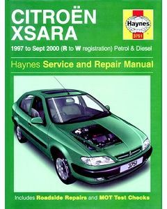 Citroën Xsara Petrol & Diesel (97-00) Repair Manual Haynes