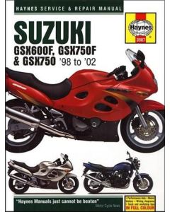 Suzuki GSX600F GSX750F & GSX750 (98-02) Repair Manual Haynes