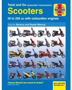 Automatic Transmission Scooters 50cc - 250cc (Twist and Go) Repair Manual Haynes