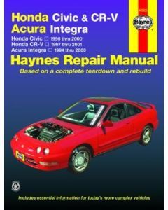CR-V Acura Integra (96-01) -Repair Manual Haynes 