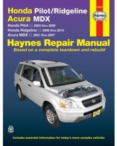Honda Pilot Ridgeline Acura MDX (01-12) Repair Manual Haynes Reparaturanleitung