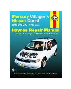 Mercury Villager (93-01) Repair Manual Haynes Reparaturanleitungen