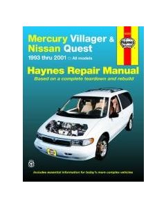 Mercury Villager (93-01) Repair Manual Haynes Reparaturanleitungen