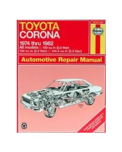 Toyota Corona (74-82) Repair Manual Haynes Reparaturanleitungen