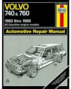 Volvo 740 & Volvo 760 Petrol (82-88) Repair Manual Haynes