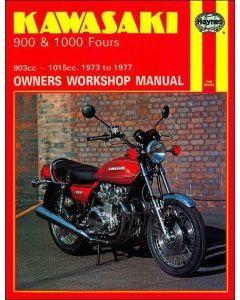 HAYN022_cover_Kawasaki 900, 1000 Fours (73-77) - Repair Manual Haynes Reparaturanleitung 