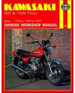 HAYN022_cover_Kawasaki 900, 1000 Fours (73-77) - Repair Manual Haynes Reparaturanleitung 
