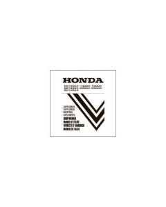 Honda Stromerzeuger EG 1000 bis 2500 X / ED Werkstatthandbuch Nachtrag 1995