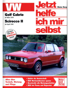  VW Golf Cabrio I / Scirocco II (79-93) Reparaturanleitung JHIMS 145