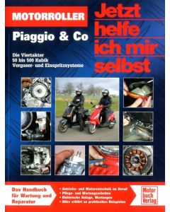Motorroller Piaggio 4-Takt 50 bis 500 ccm Reparaturanleitung JHIMS Special 289