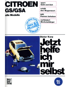 Citroen GS/GSA Reparaturanleitung Jetzt helfe ich mir selbst 63