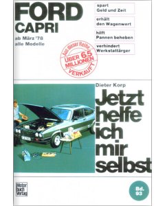 Ford Capri ab 1978 Reparaturanleitung Jetzt helfe ich mir selbst 93