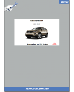 Kia Sorento XM (09-14) Werkstatthandbuch Bremsanlage und ESP System