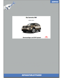 Kia Sorento XM (09-14) Werkstatthandbuch Bremsanlage und ESP System