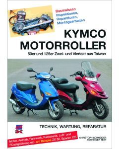 Kymco 50 / 125 ccm Zwei- und Viertakt Motorroller Reparaturanleitung