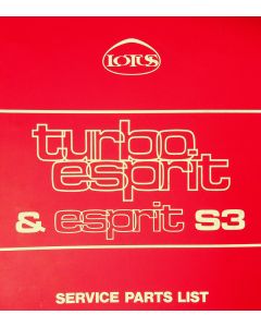Lotus Esprit Turbo / S3 (1981-1986) Ersatzteilkatalog
