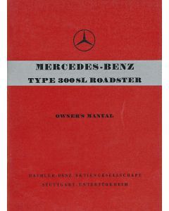 Mercedes 300 SL Roadster W198 (1957-1963) Owners manual