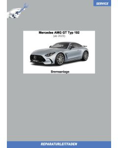 Mercedes AMG GT (ab 2023) Reparaturleitfaden Bremsanlage Typ 192