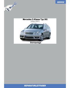 Mercedes C-Klasse (2000-2007) Reparaturleitfaden Bremsanlage Typ 203