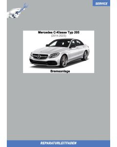 Mercedes C-Klasse (2014-2023) Reparaturleitfaden Bremsanlage Typ 205