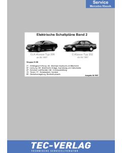 Mercedes C-Klasse / CLK-Klasse Schaltpläne und Elektrik Band 2 Typ 202 und 208