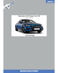Mercedes CLE Typ 236 (ab 07.2023) Reparaturleitfaden Bremsanlage