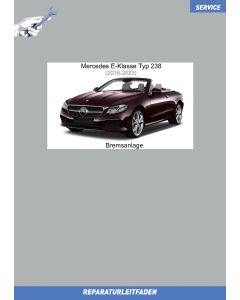 Mercedes E-Klasse Typ 238 (2016-2023) Reparaturleitfaden Bremsanlage