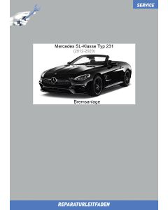 Mercedes SL-Klasse Typ 231 (2012-2020) Reparaturleitfaden Bremsanlage