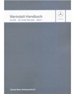 Werkstatthandbuch Mercedes-Benz Typ 600 deutsch