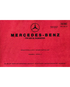 Mercedes Benz 300 SL Roadster W 198 II Ersatzteilliste 